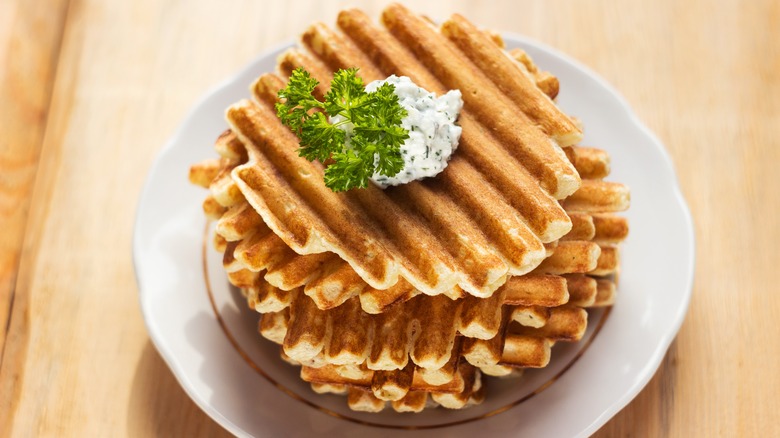 mashed potato waffles