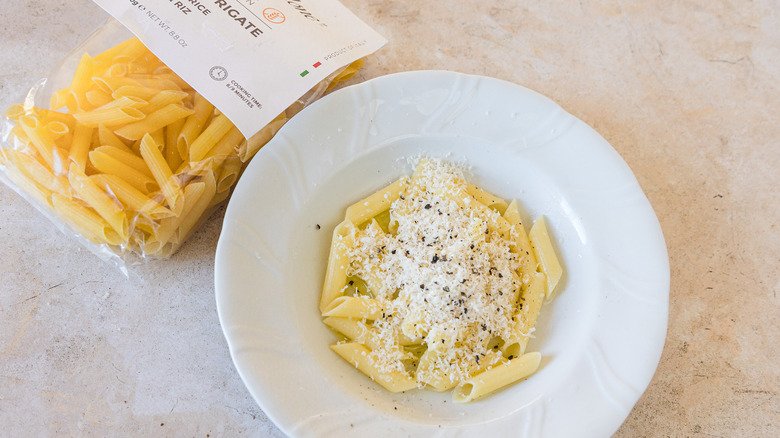 pasta in a bag