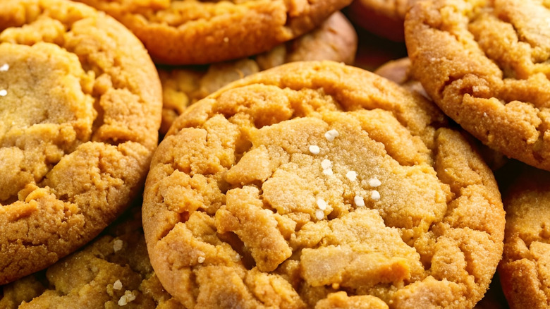 brown sugar cookies displayed