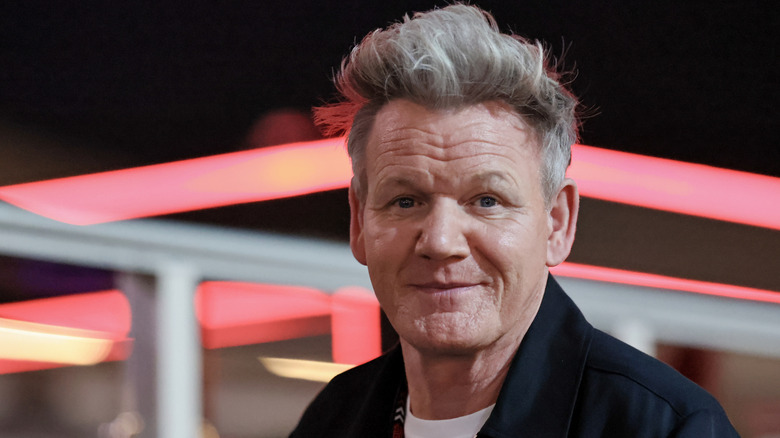 Gordon Ramsay smiling