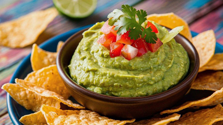 bowl of guacamole