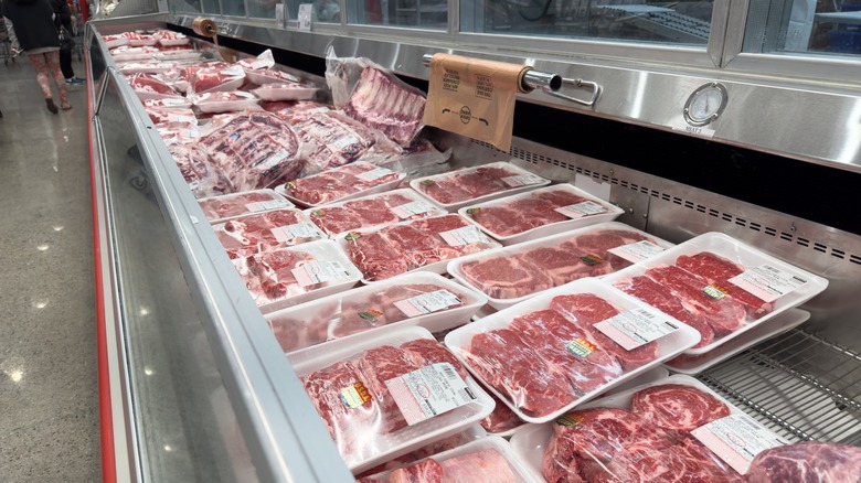 Costco meat department selection