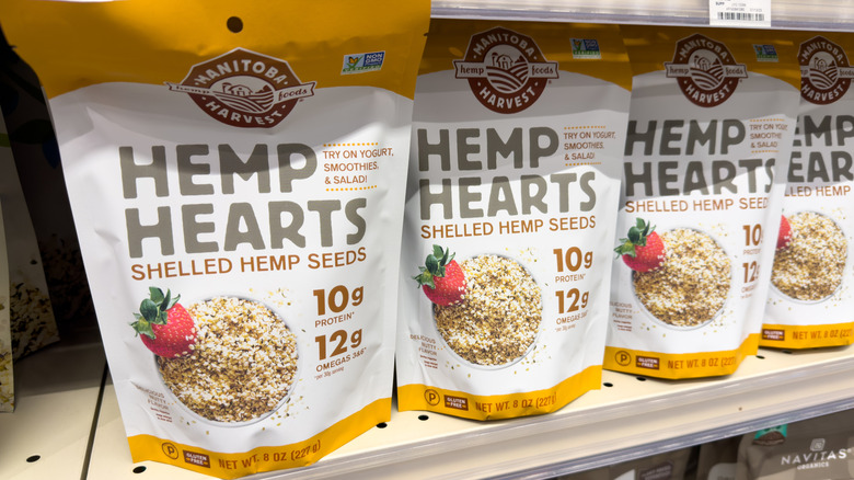 Hemp hearts at the grocery store