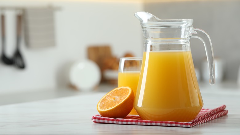 How long is orange juice good after opening hotsell