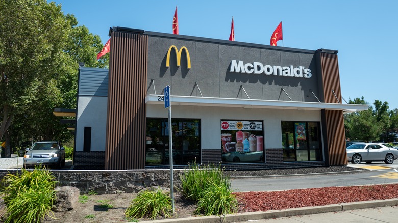 McDonald's location with drive-thru