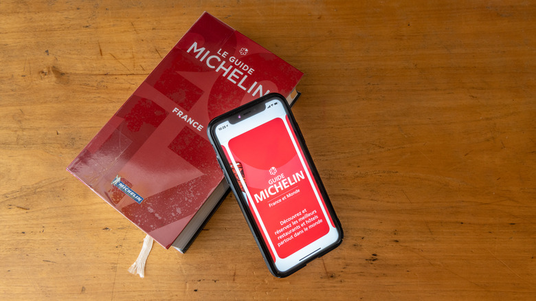 Michelin guidebook and app