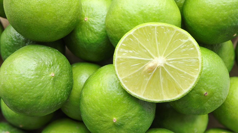 half lime and whole limes