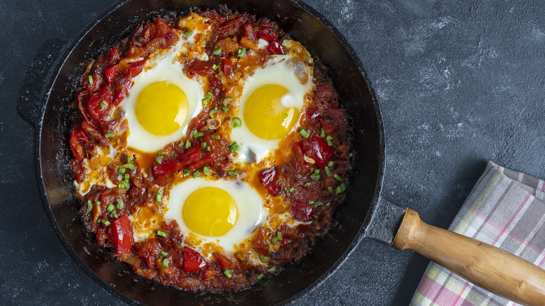 Shakshuka in a pan