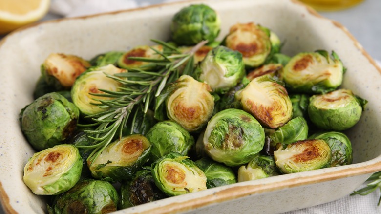 oven roasted Brussels sprouts