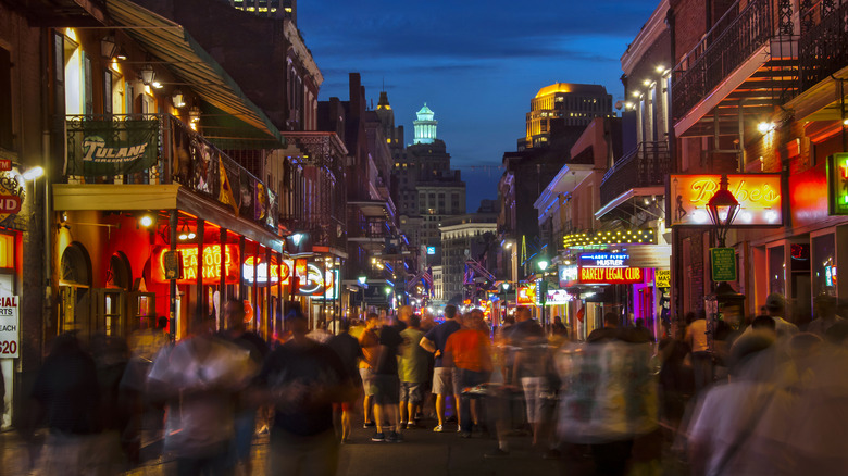 Bourbon Street in New Orleans