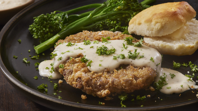 chicken fried steak meal