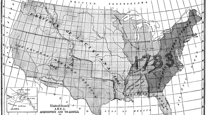 A map of the Louisiana Territory