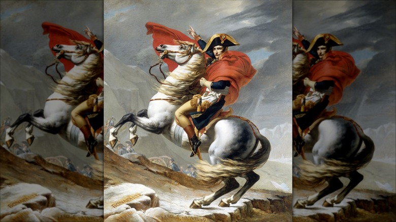 Napoleon Bonaparte on his horse