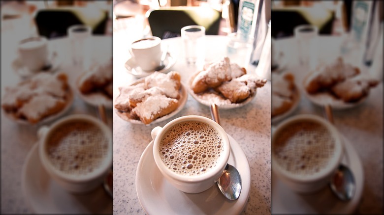 Coffee and beignets in NOLA