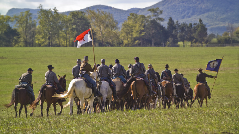 Civil War re-enactors