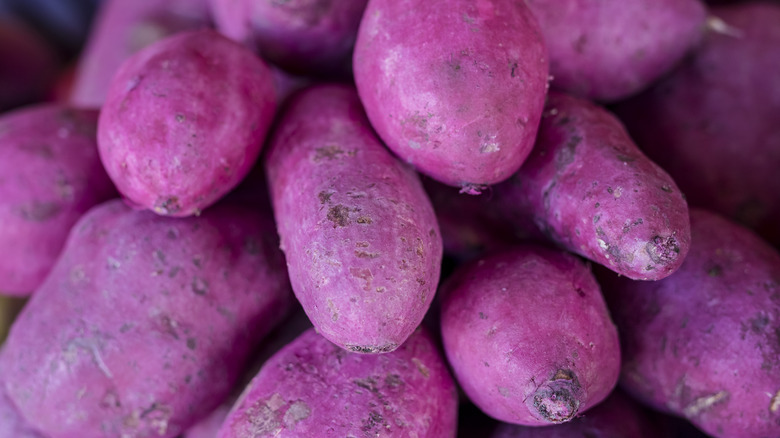 pile of fresh ube