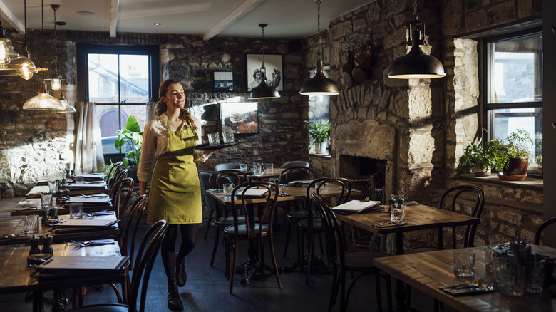 interior of gastropub