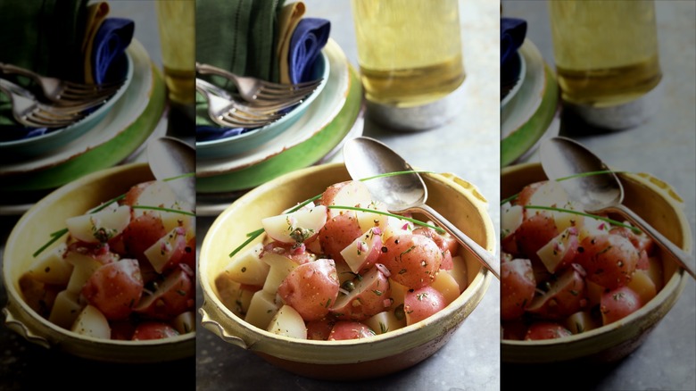 Bowl of potato salad