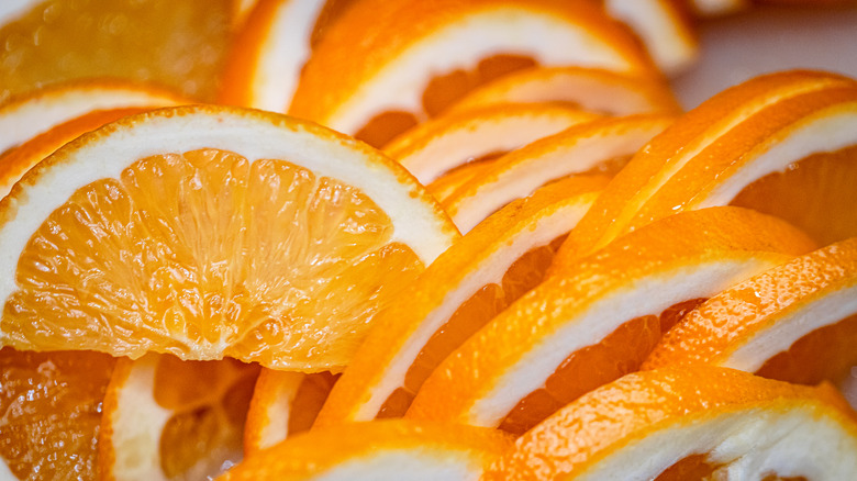 thin orange slices