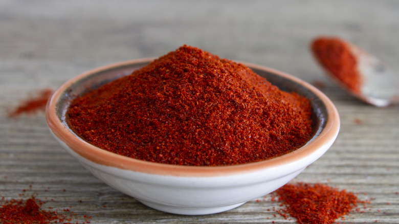 small dish of paprika