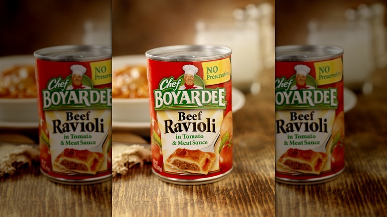 Chef Boyardee ravioli