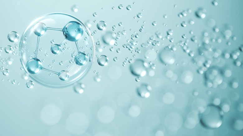 Water droplets illustration