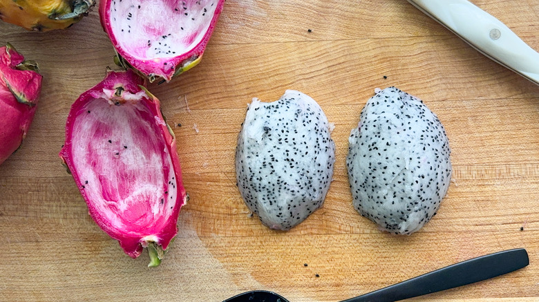 dragon fruit face down