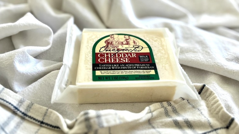 Trader Joe's Unexpected Cheddar Cheese package