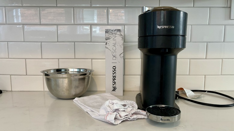 Nespresso cleaning equipment