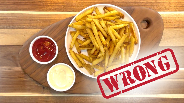 Fries in a bowl