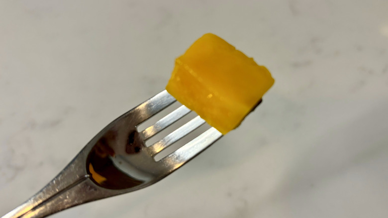 Fork with mango