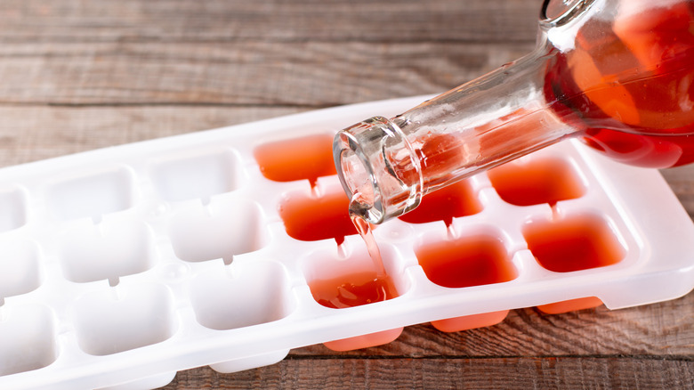 Wine ice cubes