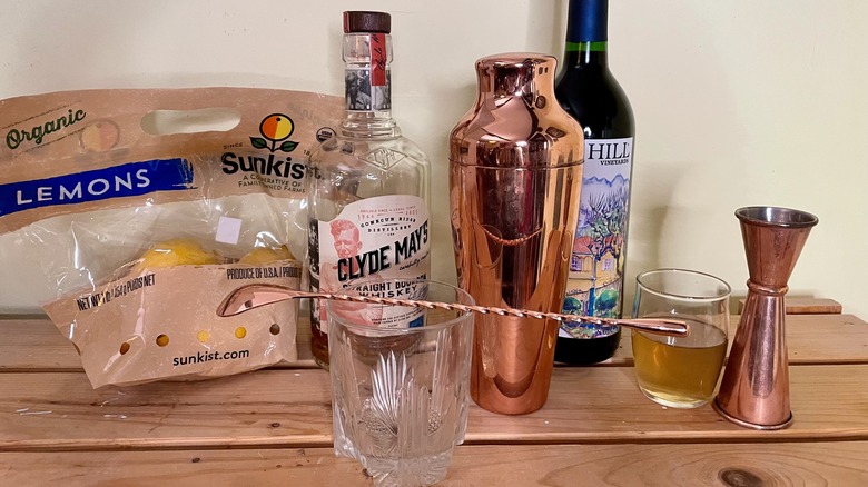 Bar kit and cocktail ingredients
