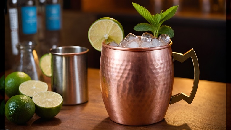 Moscow mule cocktail