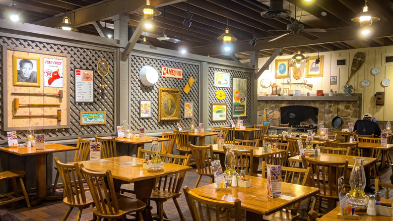 Interior of a Cracker Barrel Old Country Store