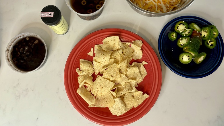 chips on a plate