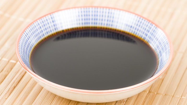 Bowl of teriyaki sauce