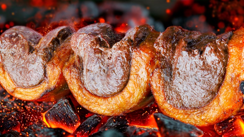 Picanha over fire