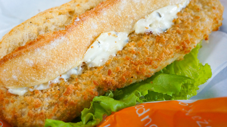 Filet-O-Fish homemade upclose