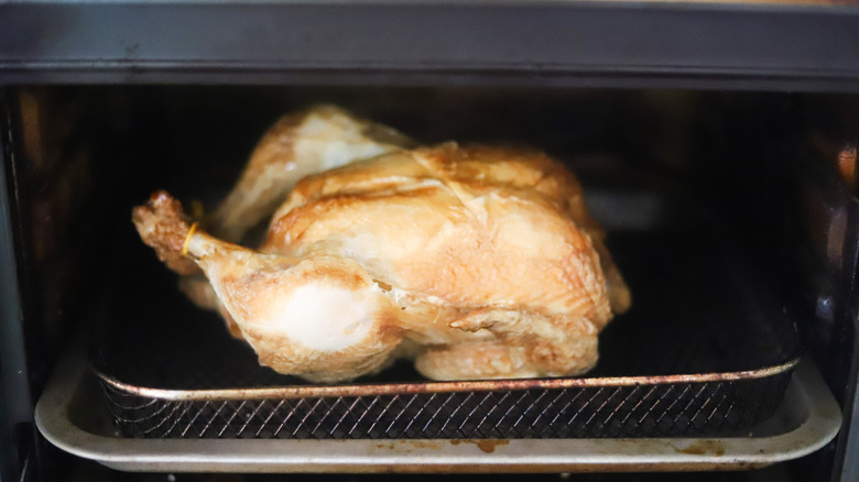 Rotisserie chicken in air fryer