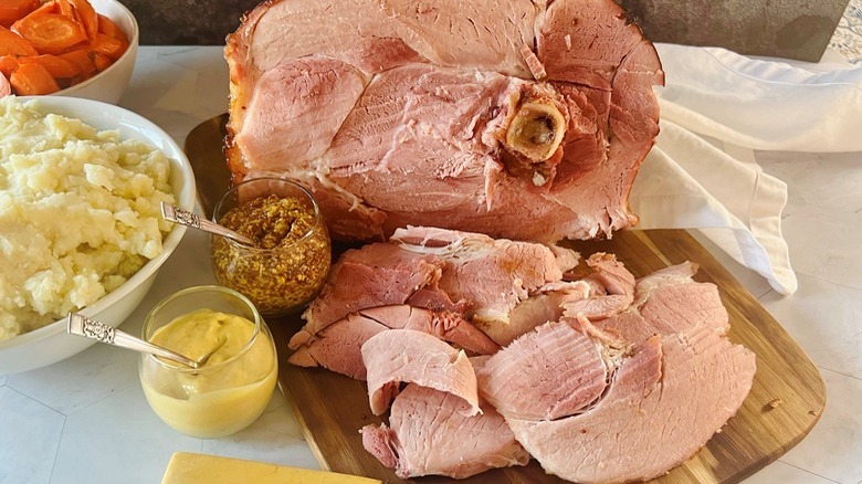 Honey Mustard-Glazed Ham