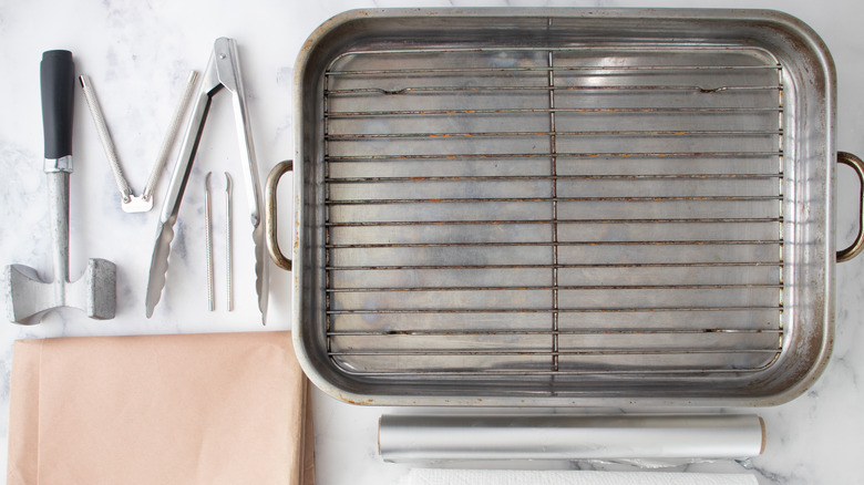 Tools for Steaming Crab Legs 