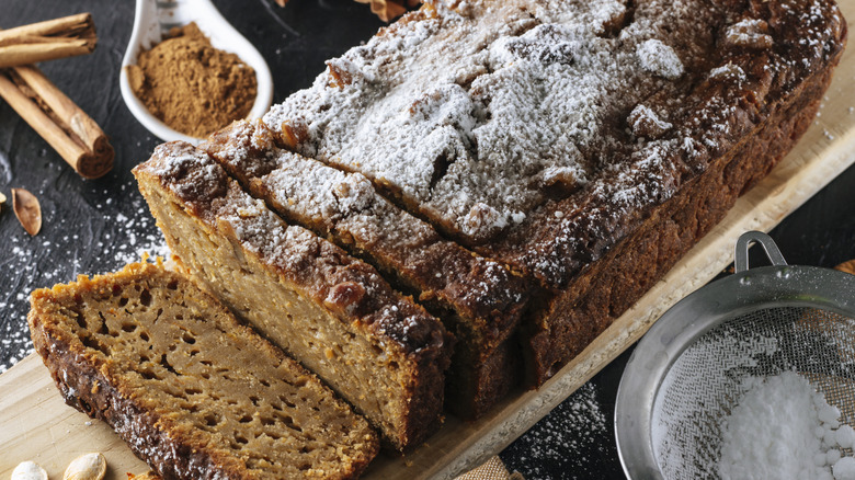 pumpkin bread with spices