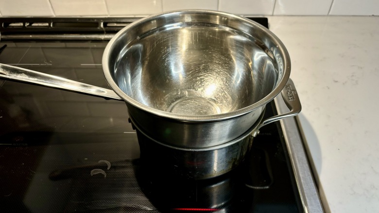 double boiler set up