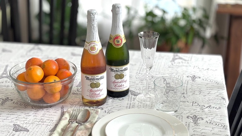 dishes and glassware on brunch table