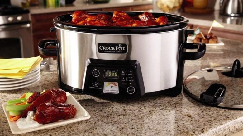 Crock-Pot with chicken wings