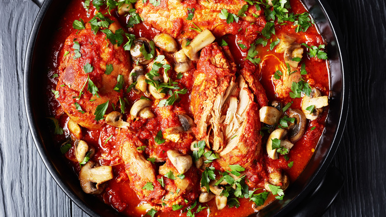 chicken tomato crockpot parsley