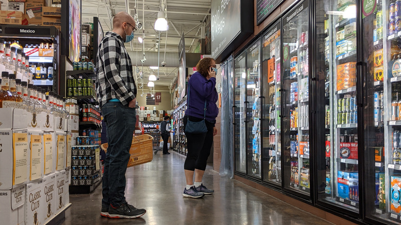 Customers shop at Total Wine & More