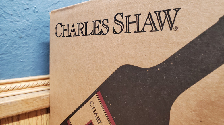 Charles Shaw wine box