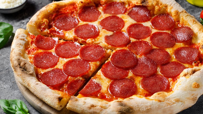 Pepperoni pizza